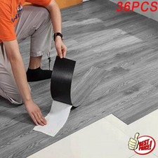 5.02m² Vinyl Flooring Plank Adhesive Floor Tiles 36 Panels Wood Effect Planks G