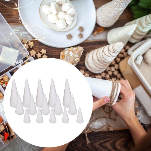 15pcs foam cones for crafts - foam,