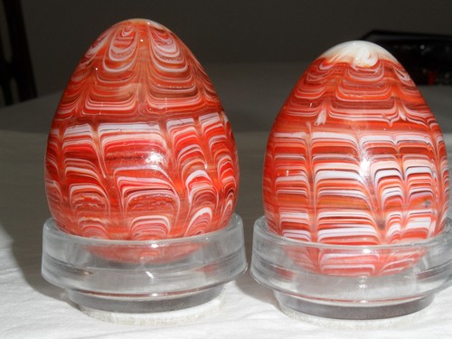 Hand blown glass - hand, red