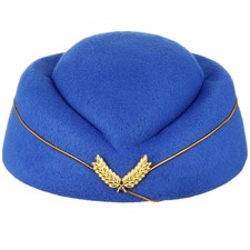  Attendant Hat Flight Accessories Air Hostess Plane Stewardess Cap