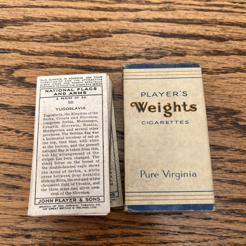 Players cigarette cards - cigarette,