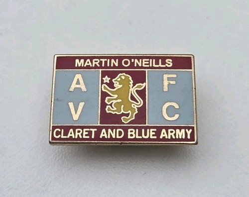 Aston villa vintage pin badge - aston,