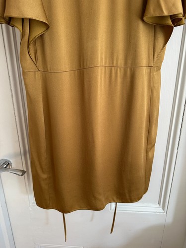 Gold lanvin dress vgc size - vgc,