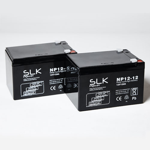 Two 12v 12ah - (pair),