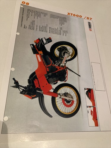 Yamaha xt600 1987 - yamaha,