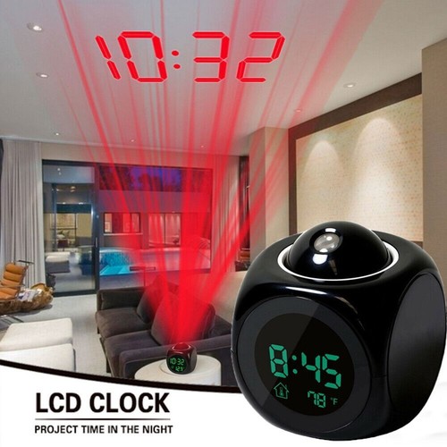 Night light projection clock - light,