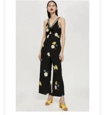 💛💙Topshop Black  Floral