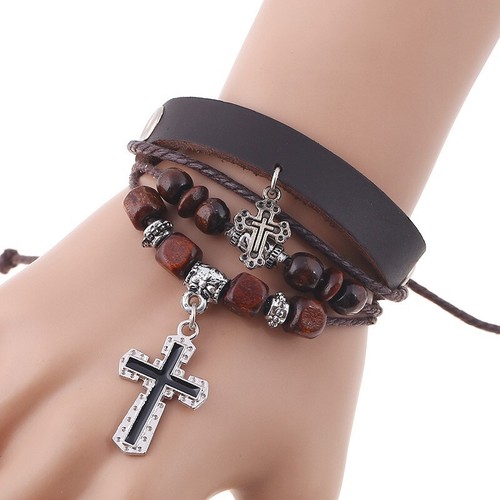 Saxon cross with dark brown - saxon,