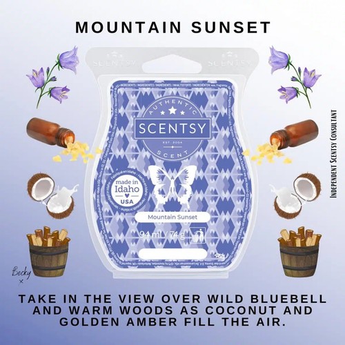 Scentsy mountain sunset - mountain,