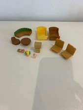 Sylvanian Families Nursey Furniture Spares Chairs & Table Baby Bottles, Bed, Cot