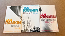 Ian Rankin, Hide & Seek, Black & Blue, The Hanging Garden, all signed.