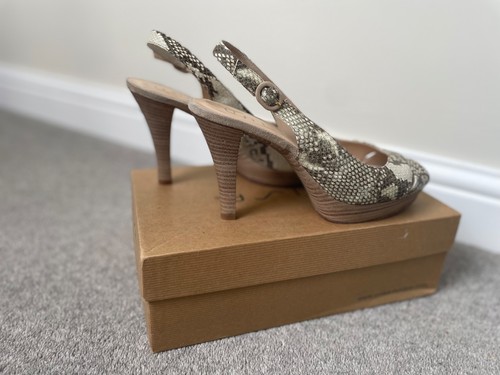 Unisa peep toe sling back - , high