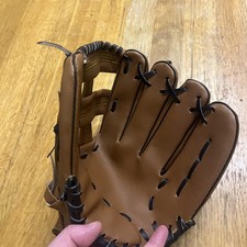 Kids Left Hand Baseball Glove Catcher Pitcher Soft PU Leather Mitts