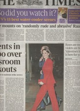The times newspaper back - times,