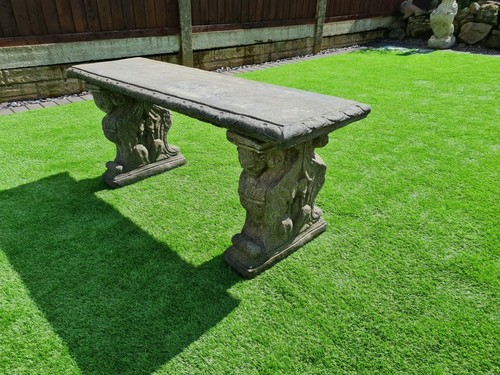Rams head garden bench - ,
