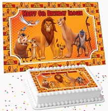 LION KING BIRTHDAY RECTANGLE