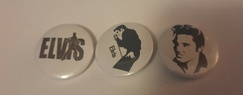 Elvis presley 25mm badges - presley,