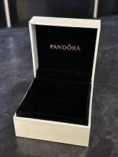 Genuine Pandora Medium Charm Bracelet Necklace Gift Box in Original White Black