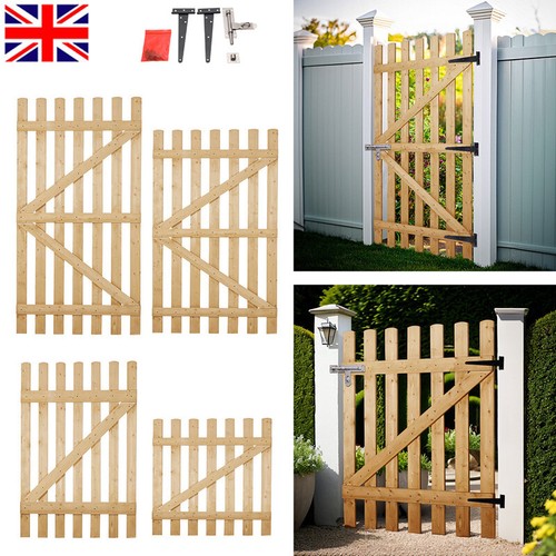 Wooden garden gate - garden, rounded