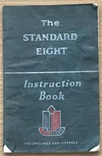 STANDARD EIGHT SALOON CAR Owners Instruction Handbook 1955-6 #501527/3