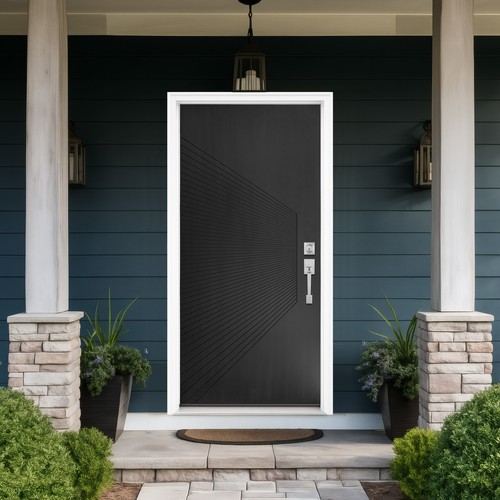 Black fiberglass exterior - black, kd