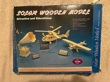 Solar Wooden Model Airplane