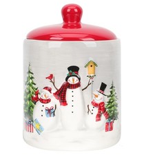 Christmas Elements Storage Jar