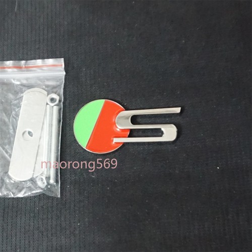 Chrome silver green - 1x, metal