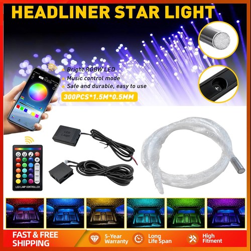 300pc fibre optic car - fibre,