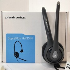 Headphone Work Business Telephone Headset Plantronics SupraPlus HW251N