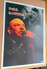 IRON MAIDEN PAUL DIANNO SIGNED