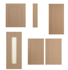 B&Q  Kitchen Cabinet Base Wall Doors ALL SIZES WESTLEIGH OAK SHAKER
