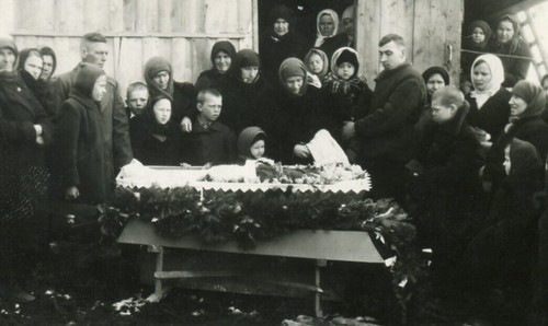 Baby child post mortem funeral