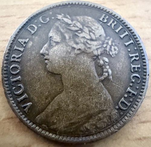 1885 queen victoria copper - 1885,