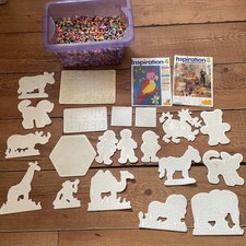 Large Collection Of HAMA Beads (1.7 kg) And HAMA Reusable Boards, Animals & More