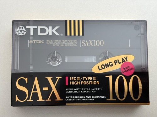 Tdk 100 blank cassette - tdk, sa-x