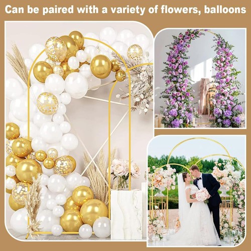 Metal arched backdrop frame - arched,