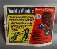 Vintage Bell Boy American Anglo Gum 1 original Boxing History wax wrapper