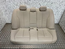 12-15 BMW 320D F30 M SPORT SALOON LEATHER REAR SEATS WITH HEADRESTS