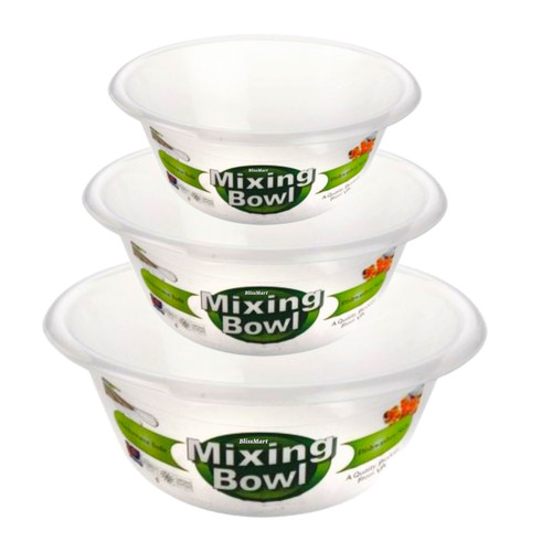 Plastic mixing bowl set - mixing,