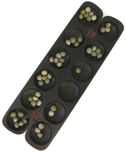 African wooden ayo olopon - african,