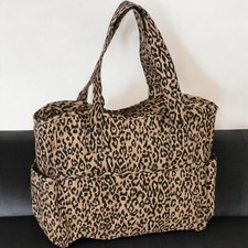 CRAFT BAG LEOPARD PRINT DESIGN