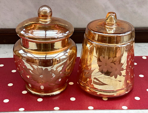 Fine vintage amber lustre - fine,