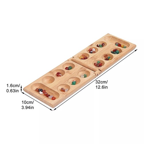 Solid wood mancala - mancala, set