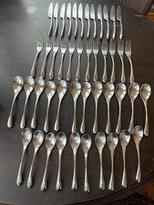 Rare Vintage French Designer Collection of 46 heavy cutlery ’La Chaise Longue’