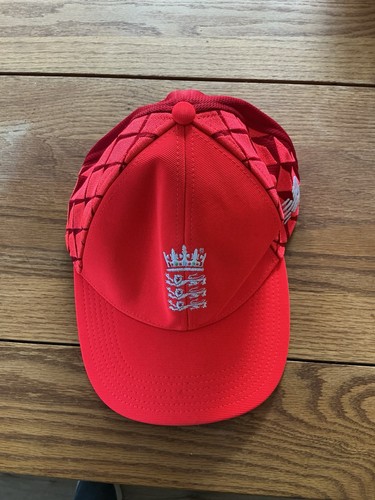 England cricket cap red - england,