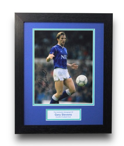 Gary stevens framed everton - framed,
