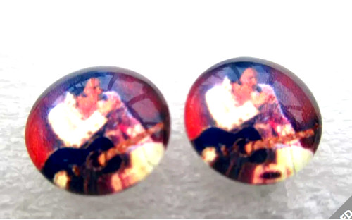 Elvis cabochon glass stud - elvis,