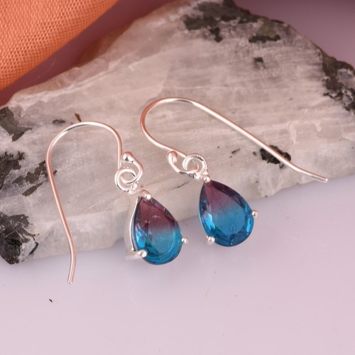 Teardrop alexandrite dangle - teardrop,