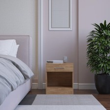 Dakota Oak Effect Bedroom Furniture, Trio Set, Chest Drawers, Wardrobes, Bedside